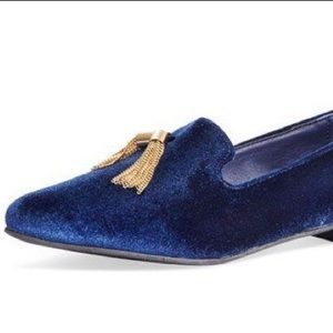 Schutz Calista Velvet Loafers